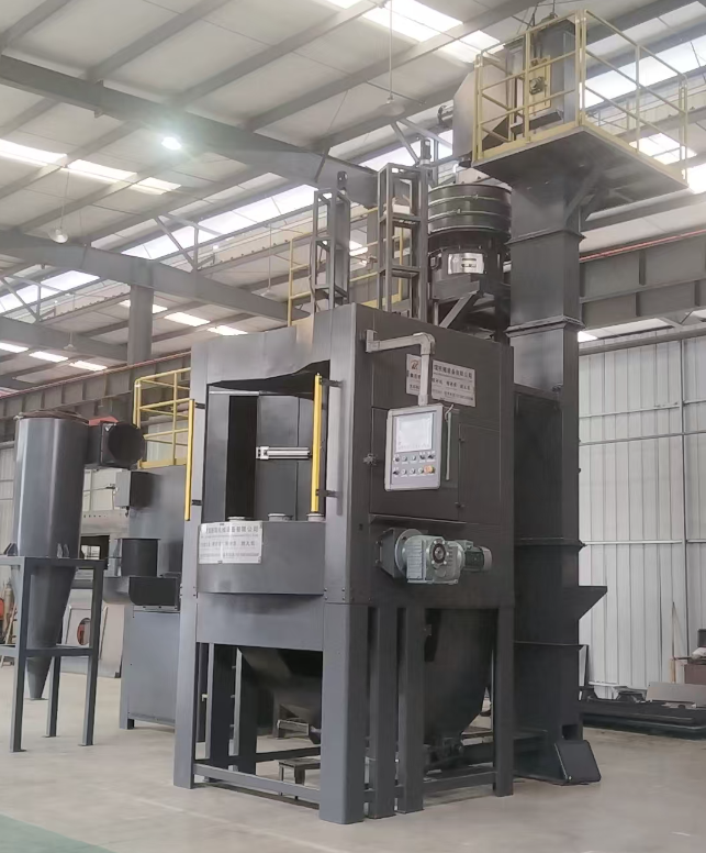 忻州转盘式喷砂机 提升圆形工件处理效率